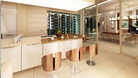 3D rendering-of-cafés-and-bars-restaurants fitness centers