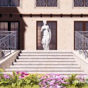 architecture 3d rendering