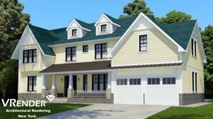 3d rendering roof