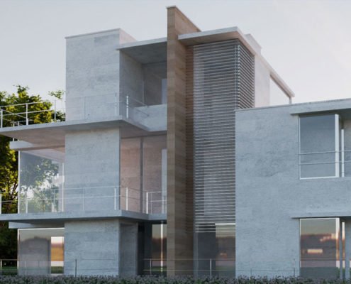 3D rendering of the house