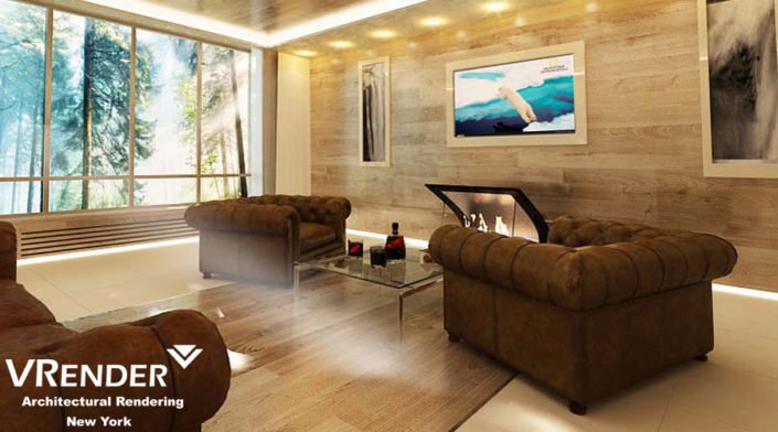 3D visualization of apartments