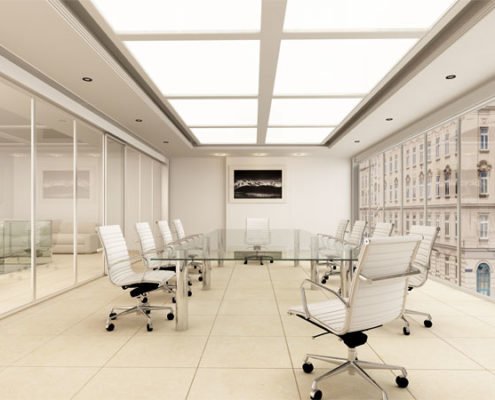 3D visualization of the hall of administrative building