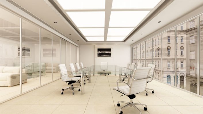 3D visualization of the hall of administrative building