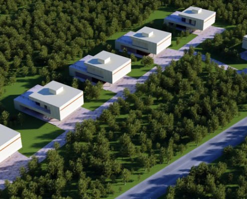 Village 3d Visualization