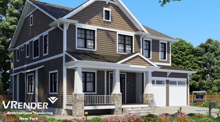 house render example