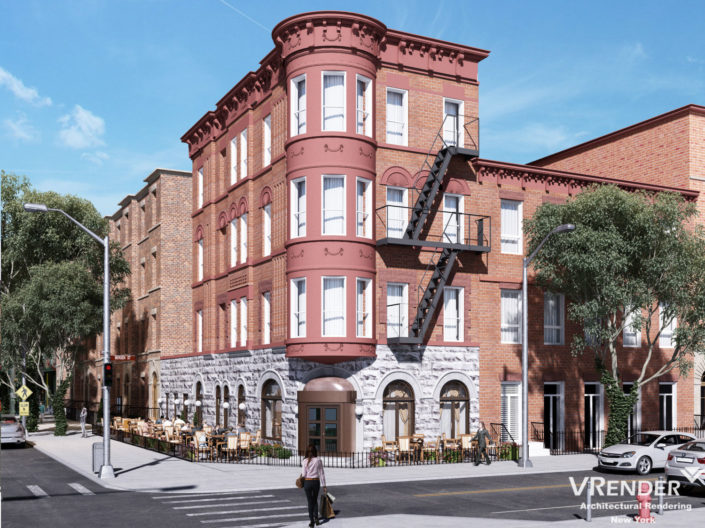 architectural 3d illustrations