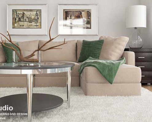 Interior rendering in Austin
