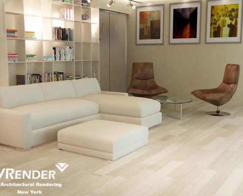 New York Apartment 3d Rendering Project