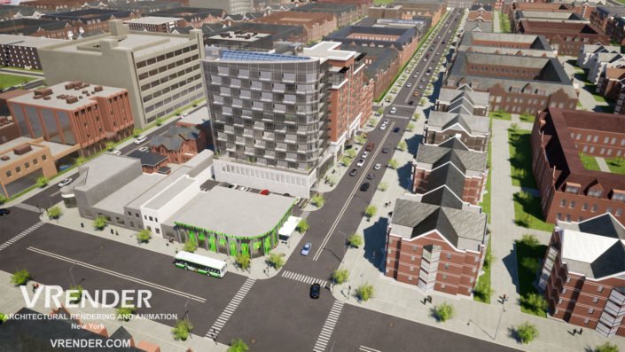 City Building 3d Animation
