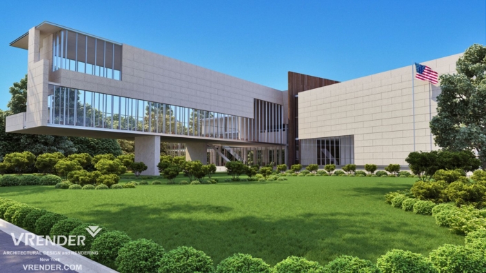 University Buildings Renderings