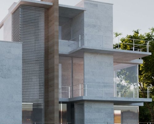 Vrender architectural design rendering