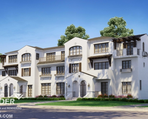 Residential 3d exterior rendering services
