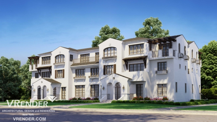 Residential 3d exterior rendering services