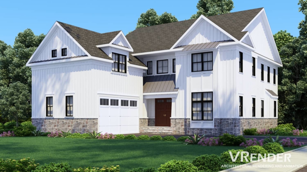 3D exterior render