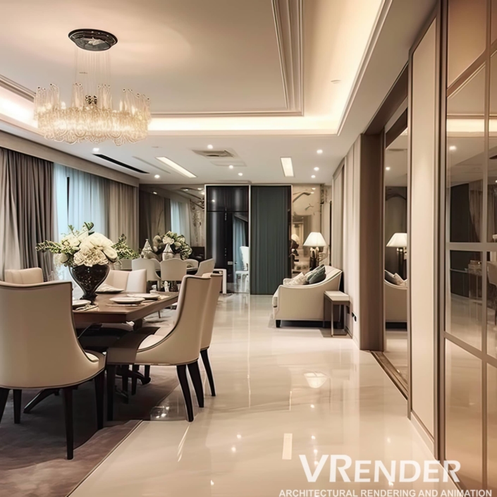 3d rendering properties before their construction is completed
