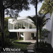 3D exterior rendering services realistic hi res