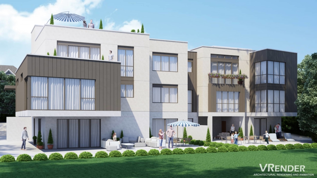 Benefits of photorealistic Townhouse 3D Rendering
